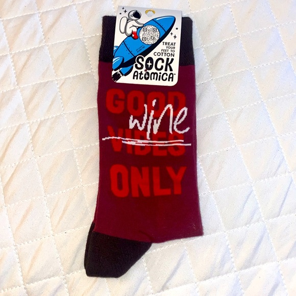 NWTโs Sock Atomica Good (vibes) wine only - Picture 6 of 6